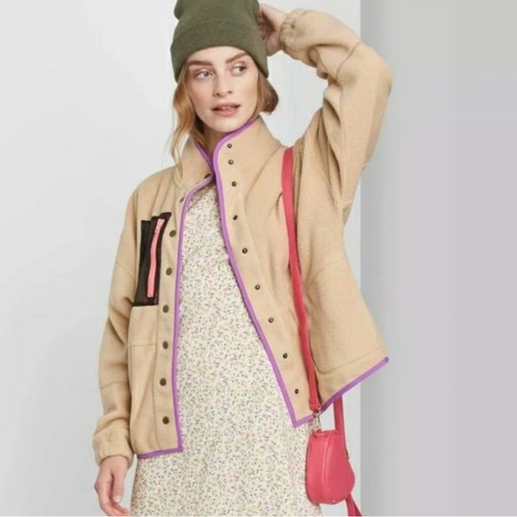 Wild Fable Snap Button Sherpa Jacket
Size Medium - Picture 5 of 5